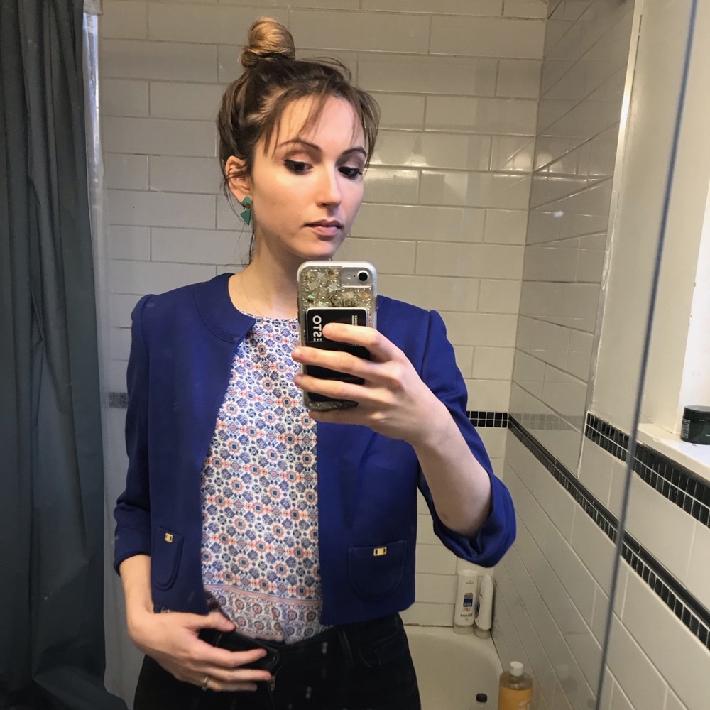 Blue Tahari blazer